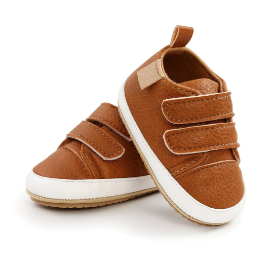 Boys Leather First Walker Shoes