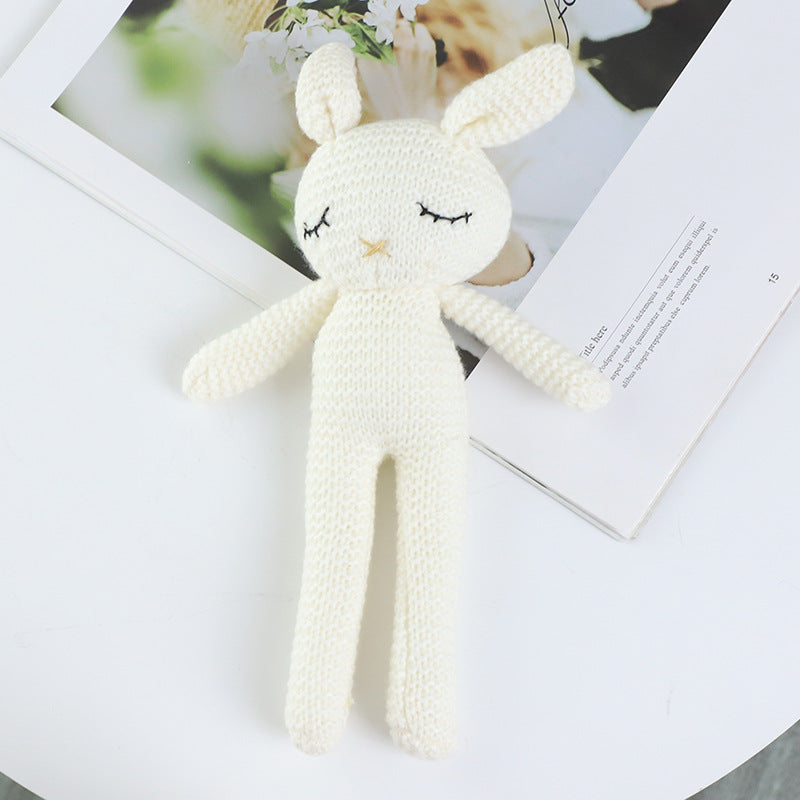 Knitted Bunny Crochet Toy